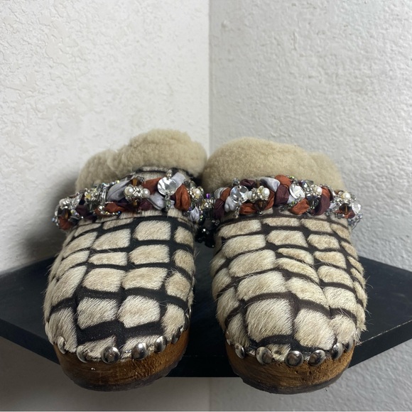Lulu clogs jewel shearling - Picture 2 of 7